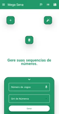 Gerador de Números android App screenshot 5